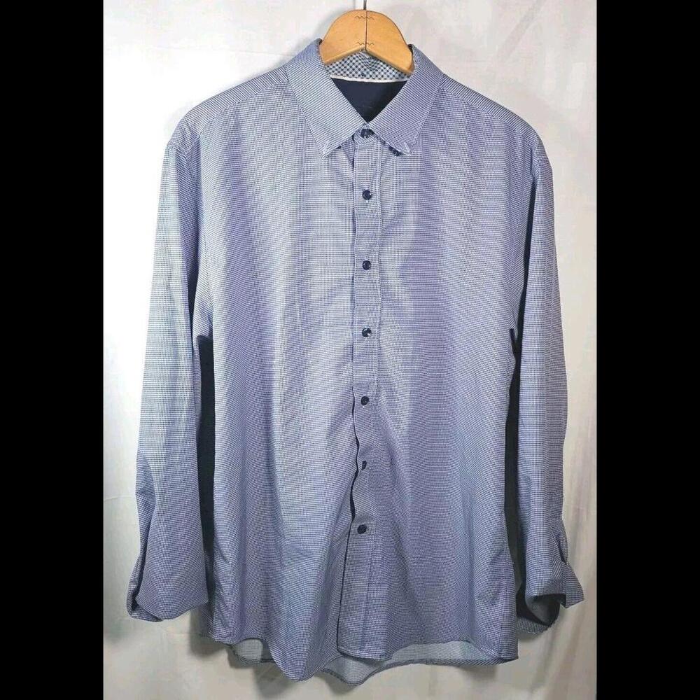 Construct Four-way Stretch Fit Mens Size Large Button Up Shirt